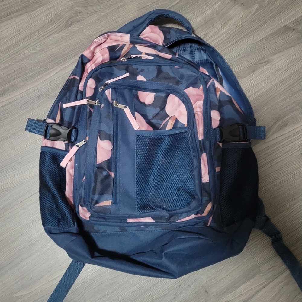 Stylish Blue and Pink  Backpack